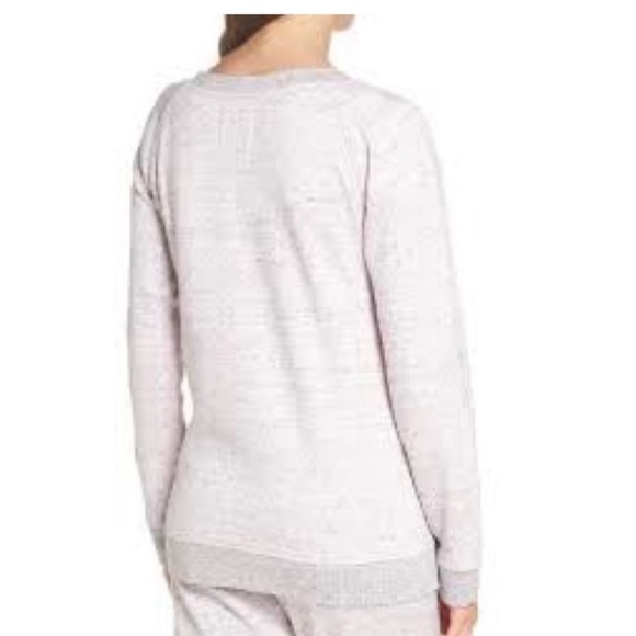 Ugg Women's Pink Heather Morgan Sweatshirt Medium casual - Picture 6 of 8